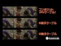 【PS2＆GC】 ケーブル別 比較映像 - ビデオケーブル・S端子・D端子 [720p]