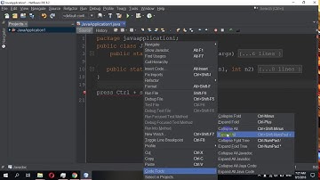 NetBeans Collapse & Expand Methods | Keyboard Shortcut Key