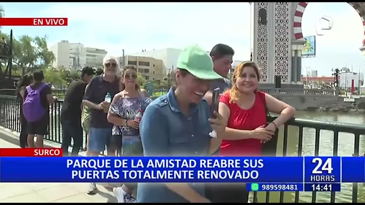 Surco: Vecinos quedan asombrados tras la inaugurac...