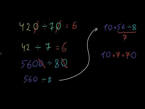 ნულების გაბათილება გაყოფის დროს