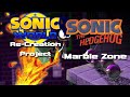 Sonic world recreations  sonic the hedgehog 16bit marble zone outdated