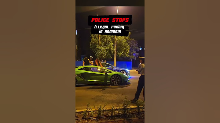 Police Stops Illegal Racing In Romania
