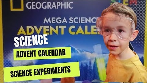National Geographic MEGA Advent Calendar 2022 experiment #1
