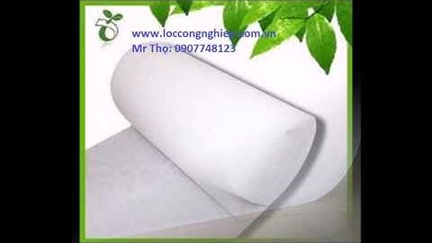 bông lọc bụi 20mm, bông lọc bụi, bôn lọc 20mm, bông lọc, lọc bụi