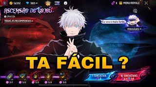 Pegando O Gojo No Free Fire - Evento Torre De Tokens Free Fire X Jujutsu Kaisen - Tá Facil ?