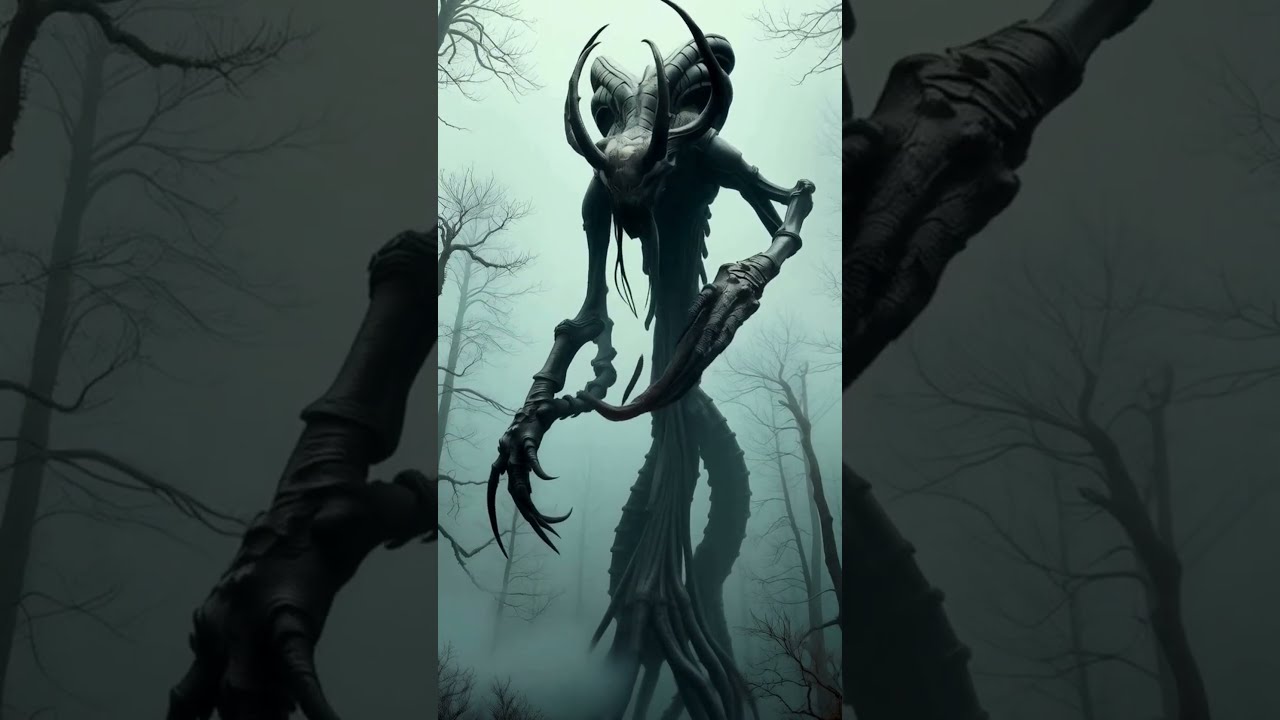 SHHH He Can Hear You Monster Scary Forest Urbanlegend