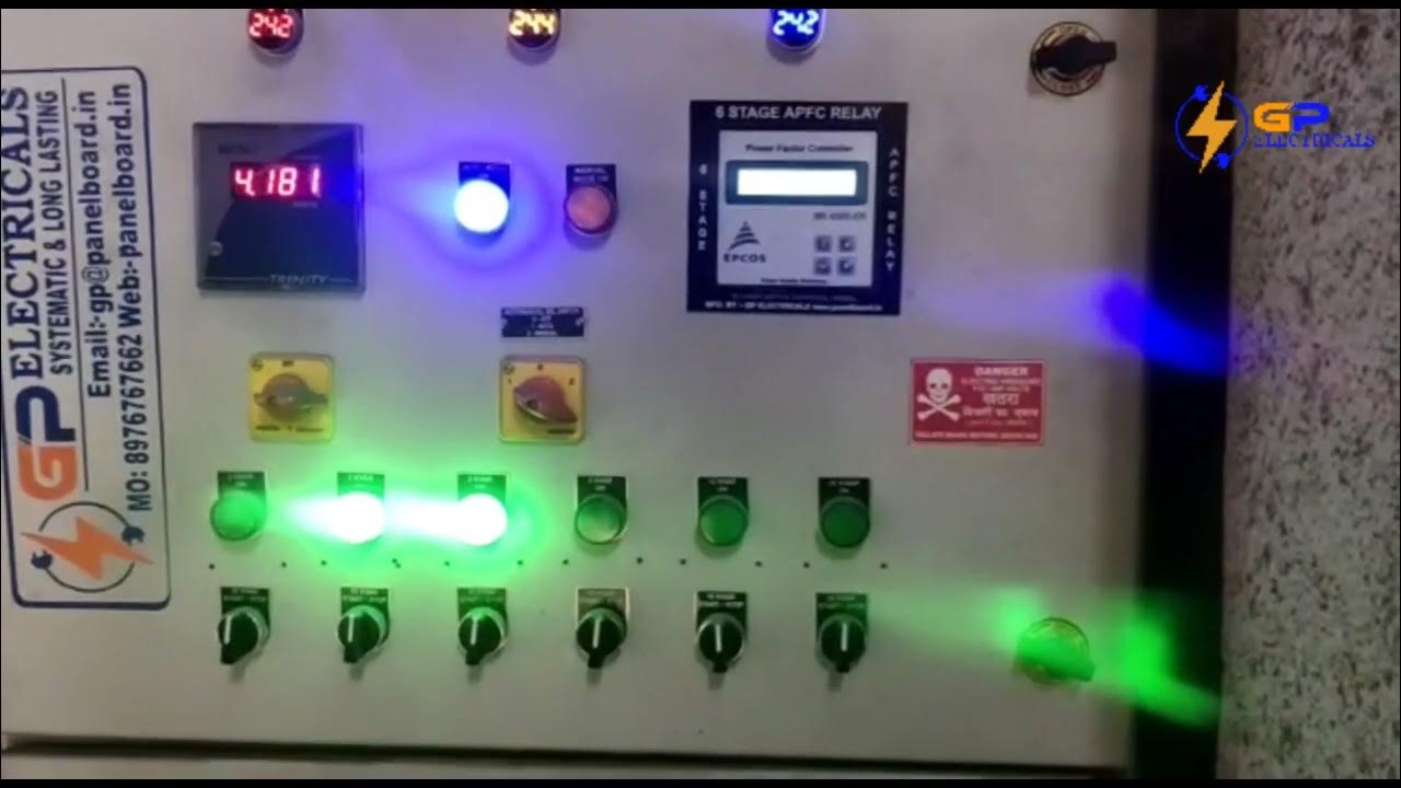 What is APFC control panel? 45KVAR APFCR CONTROL PANEL ! AUTOMATIC POWER FACTOR CURRECTION PANEL