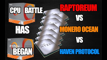 CPU MINING Raptoreum Vs. Moneroocean Vs. Haven | Start Of Another Experiment