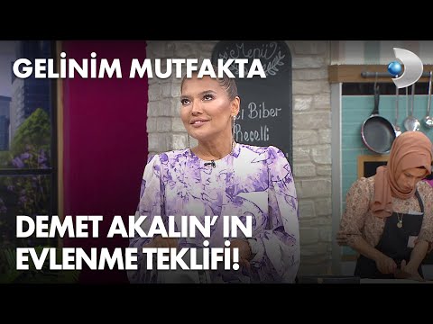 Okan Kurt, Demet Akalın'a evlenme teklifini nasıl yapmış? Gelinim Mutfakta 757. Bölüm