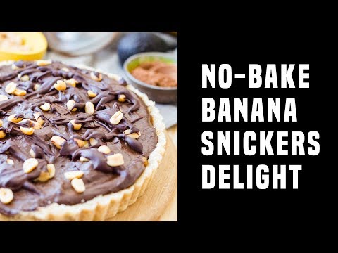 No-Bake Banana Snickers Delight