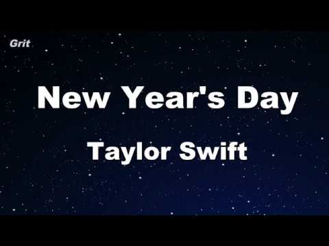 New Year's Day - Taylor Swift Karaoke 【No Guide Melody】 Instrumental
