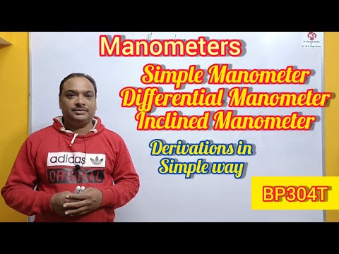 #Manometers | Simple, Differential & Inclined Manometer | Derivations | Flow of Fluid |