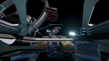 Terran destroyer vs xenon battleship