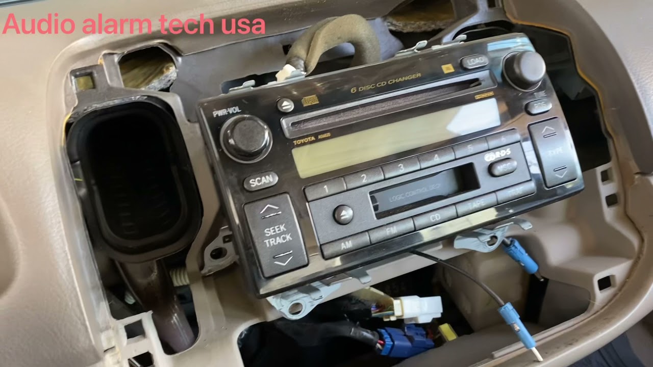 Как установить стереосистему в Toyota Camry JBL 2005 года