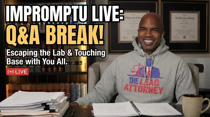 TLA Live: The Break Room! Doing Q&A--Ask Me Anything!