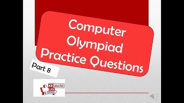 2019 Computer Science Olympiad practice // objective type questions in computer science with answers