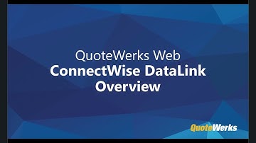 ConnectWise Datalink Overview