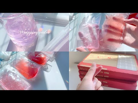 【再販予定】販売したスライムの梱包風景【ASMR】【wrapping】