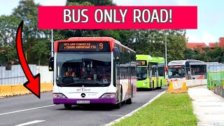 BUS ONLY ROAD! | Loyang Bus Route Amendment