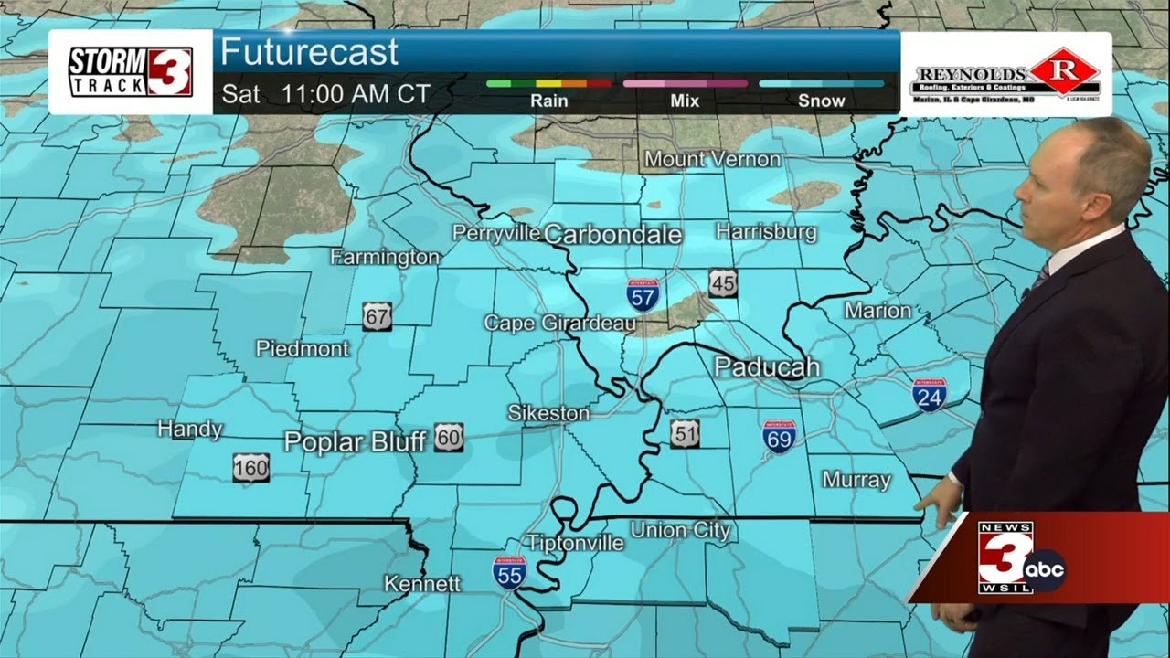 Up to a foot of snow or more across the region - YouTube