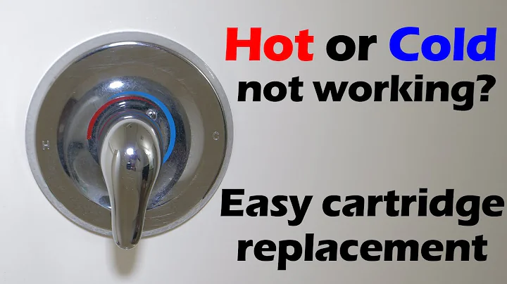 Fix shower faucet that is only hot or cold. Valve cartridge replacement. - DayDayNews