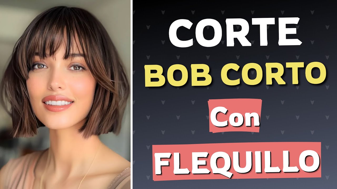 Corte Bob Corto con Flequillo - Corte De Pelo Bob Corto con Flequillo ...