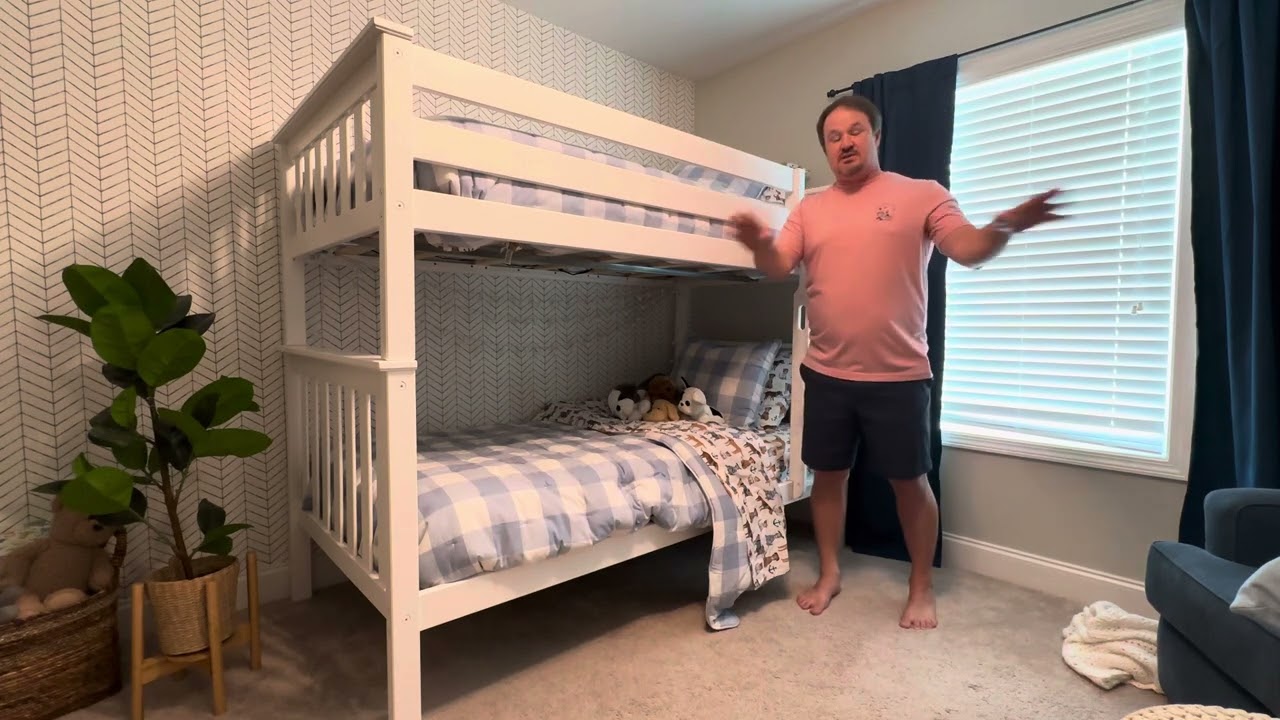 This Twin Over Twin Bunk Bed BLEW US AWAY!  Max & Lily Bunk Bed Review