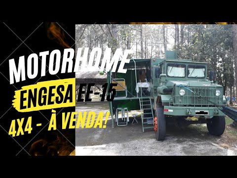 Motor Home Engesa EE-15 4x4 com mecânica de Mercedes Benz - À VENDA