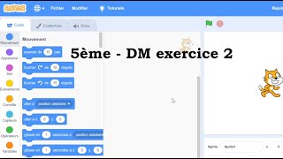 Dm Sratch 5Ème - Vacances De Toussaint - Exercice 2
