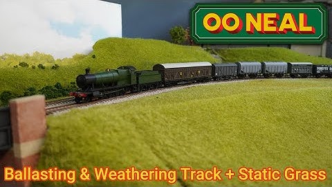 Weathering & Ballasting Model Railway Track + Static grass Building Up A Model Railway S2 E16
