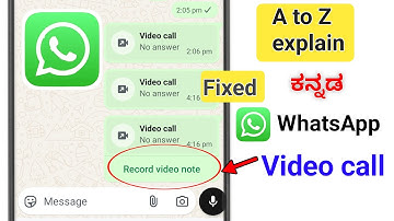 Whatsapp Record Video Note Problem 2025 | Record Video Note Review in Whatsapp | Record Video Note