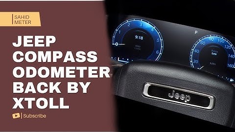 2023-23 JEEP COMPASS ODOMETER BACK || NEW JEEP ODOMETER CORRECTION BY XTOOL. ORG#meterdown