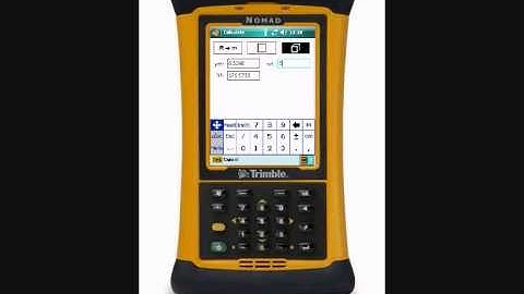 Trimble LM80 - a look at the on-board calculator