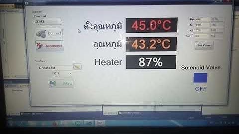 PID temperature Control by Arduino