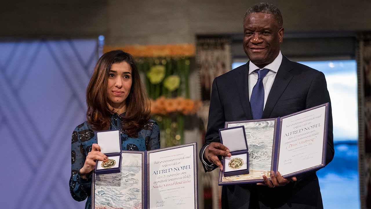 Nadia Murad – Prize presentation - NobelPrize.org