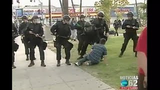 ABUSO POLICIAL LAPD 2006 Golpes A Mujeres Hombres