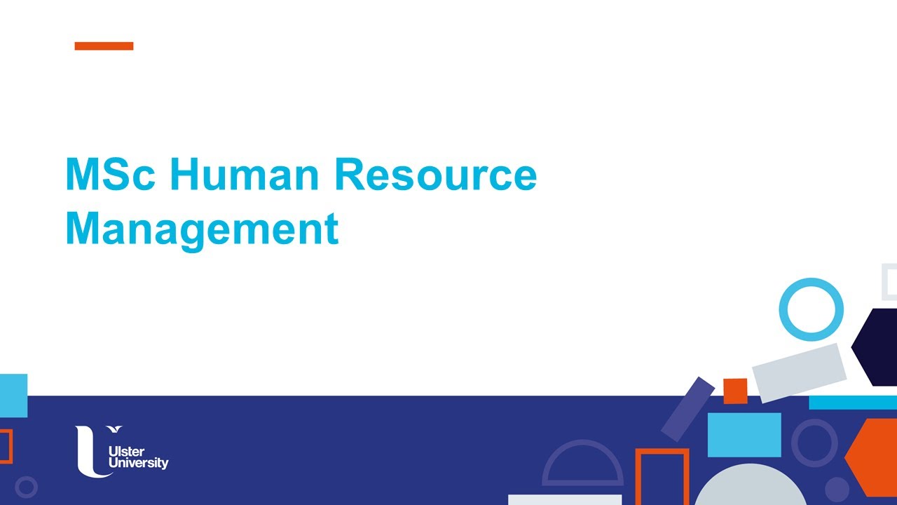 MSc Human Resource Management YouTube