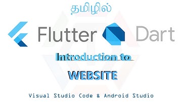 Flutter create website | Explained Tamil | Official Google Flutter widget [Flutter tamil]