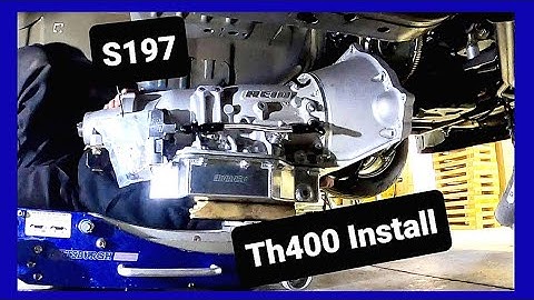 Rossler Th400 Swap In Our S197 Mustang Part 2