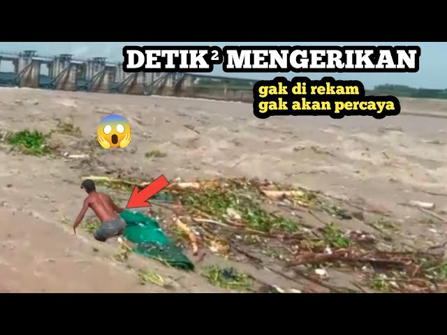 NGERI ..!! DETIK² PINTU AIR DI BUKA KETIKA MANCING SENGGET MANCING GARONG DI PINTU AIR BENDUNG GERAK class=