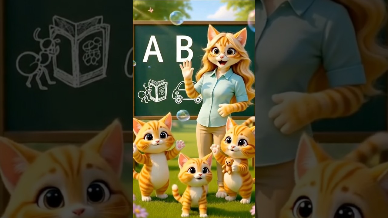 Fun Learning ABCD Alphabets for Kids 🌈📚 | Welcome to Our Garden Classroom 🌳 |  Nursery Rhyme (ABCD)🎵