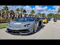 BEST of Supercar SOUNDS - Accelerations, Racing Revs, FLY BY & Aventador Flames - Loud Sounds 2023