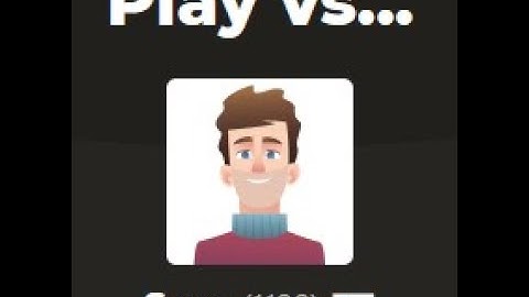 Playing Sven, chess bot with 1100 elo rating!