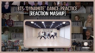 [BTS] 'Dynamite' Dance Practice | Reaction mashup