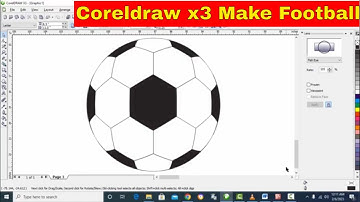 How to make football in coreldraw | football in coreldraw | make football in coreldraw | coreldraw