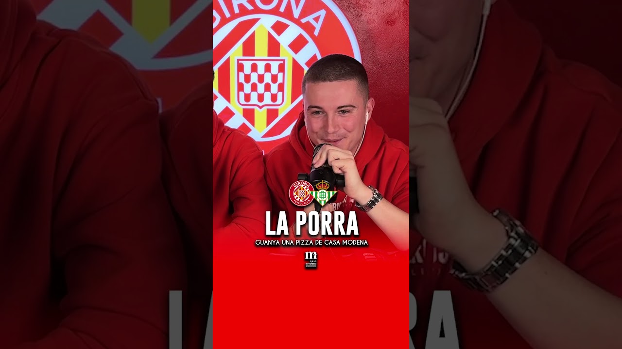 LA PORRA DE CASA MODENA 🔮🍕 Enllaç per participar a la biografia 👀#GironaFC