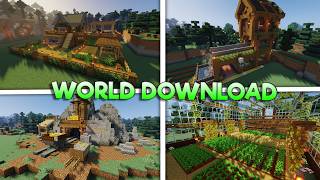 Minecraft Best Survival Starter World (Free Download)