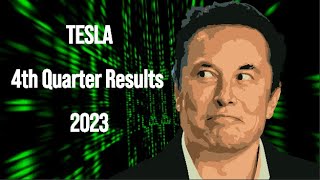 Tesla Q4 2023 Quarter Earnings Results