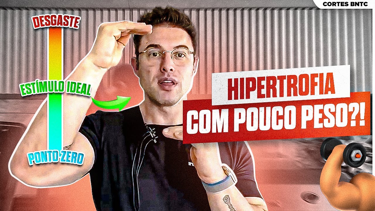 Dá para CRESCER sem USAR MUITO PESO?! | Muzy Explica