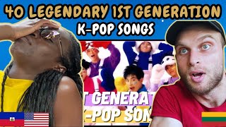 Reaction To 40 Legendary 1St Generation K-Pop Songs First Time Watching